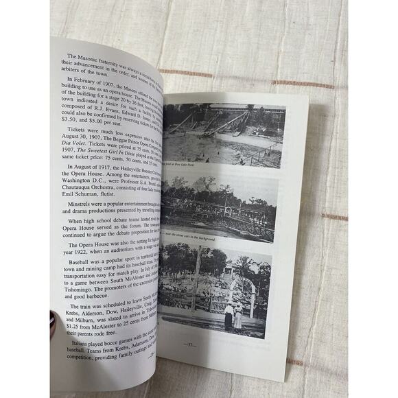 Haileyville The Way it Was Book SCARCE Rare Vintage Oklahoma Photos HIstory ++ - Picture 4 of 7